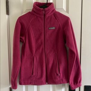 Columbia Raspberry Full-Zip Fleece Jacket Benton Springs
